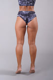 OFF THE POLE Classic Scrunch Shorts - Black Marble *SIZE XL ONLY*
