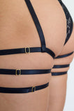 SORTE Temptation Garter Belt - Black Lace