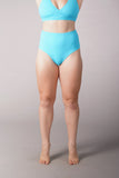 OFF THE POLE High Waisted Scrunch Shorts - Bright Blue *SIZE M & L ONLY*