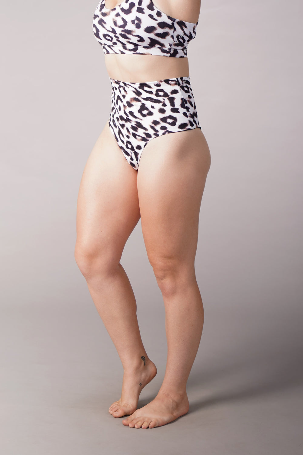 OFF THE POLE High Waisted Scrunch Shorts - Leopard *SIZE XS ONLY*