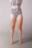 OFF THE POLE High Waisted Scrunch Shorts - Leopard *SIZE XS ONLY*