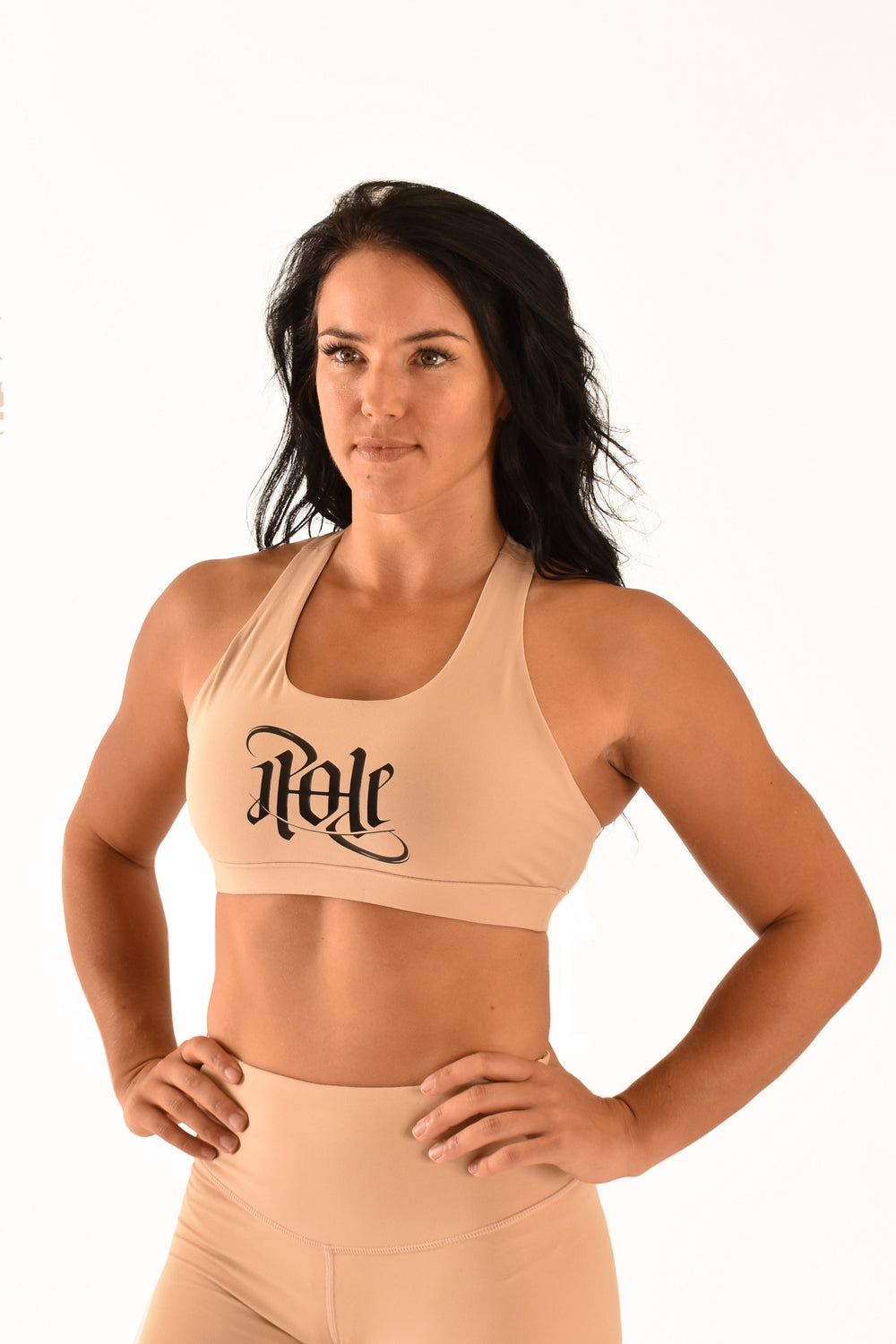 OFF THE POLE Signature Sports Bra - Latte *SIZE L ONLY*