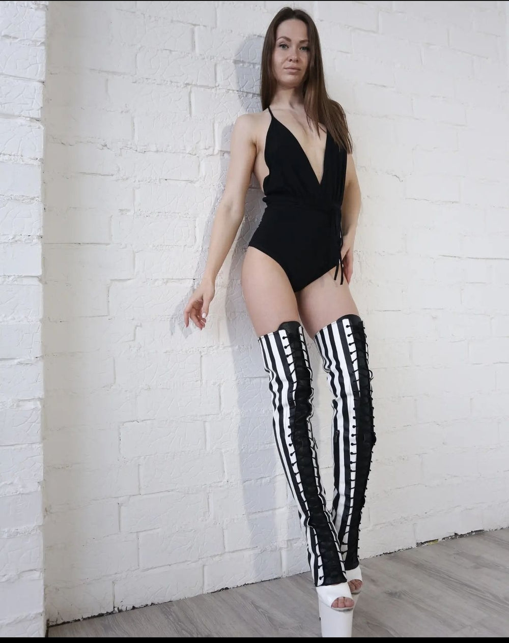 Z PLANET Thigh High Bootsleeves - Stripes