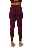 OFF THE POLE Scrunch Butt Leggings - Burgundy *SIZE XS ONLY*