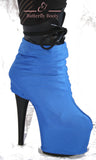BUTTERFLY BOOTY Boot Covers - Blue