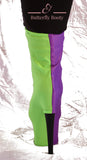 BUTTERFLY BOOTY Boot Covers - Joker (Green/Purple)