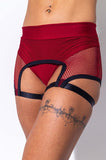 SORTE Coleus High Waisted Shorts - Poppy Red *SIZE M ONLY*