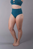 OFF THE POLE High Waisted Scrunch Shorts - Deep Sea *SIZE XS & L ONLY*
