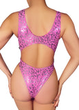 CLEO THE HURRICANE Monokini/Bodysuit - Sparkle Cheetah