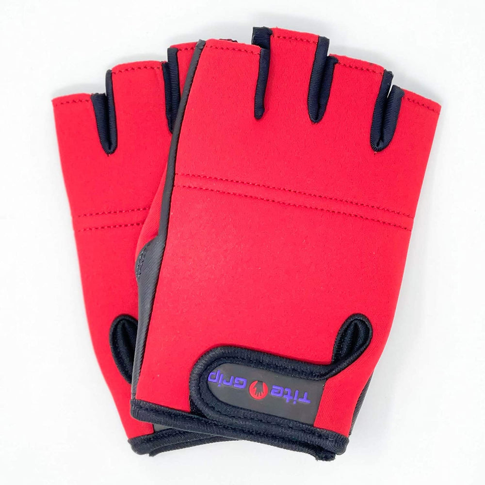 TITE GRIP High Performance Aerial Magic Grip Gloves - Red